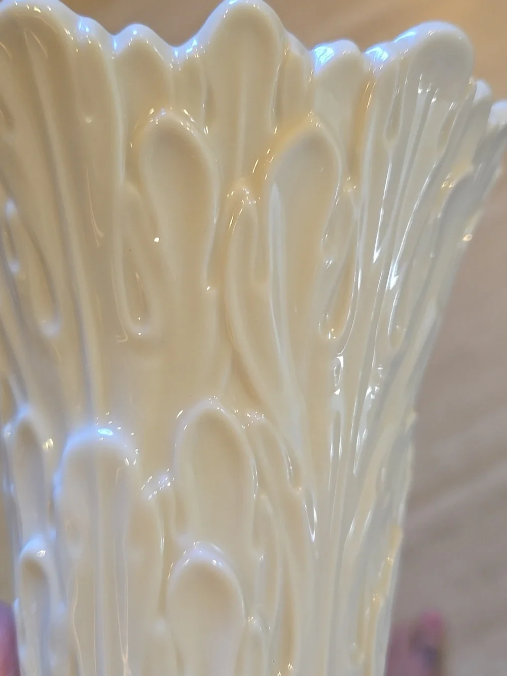 Lenox Woodland Series Creamy Ivory Vase
